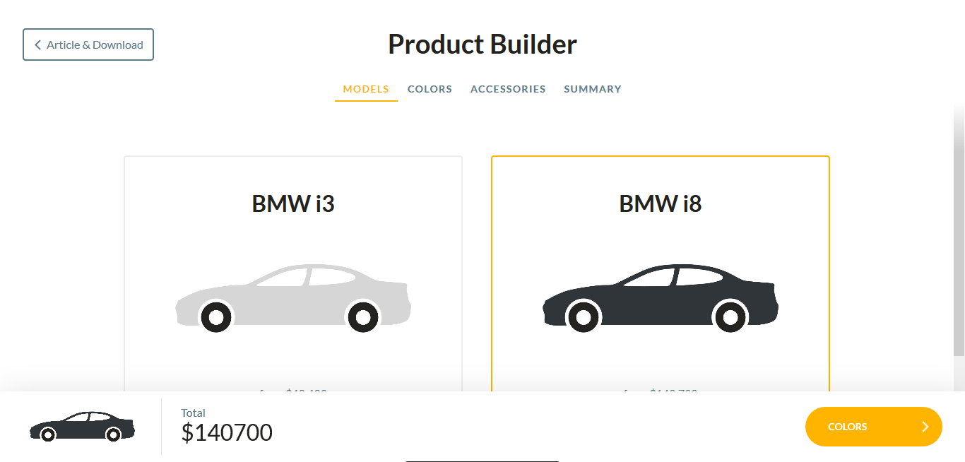 Product Builder