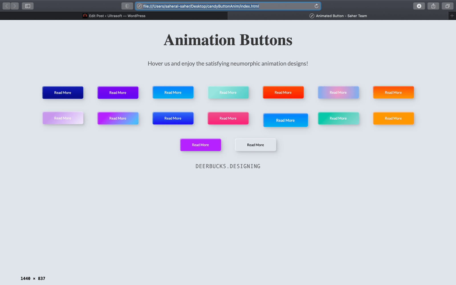 Animated Buttons