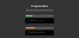 Progress Bars