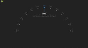 Pure CSS Wheel Timeline